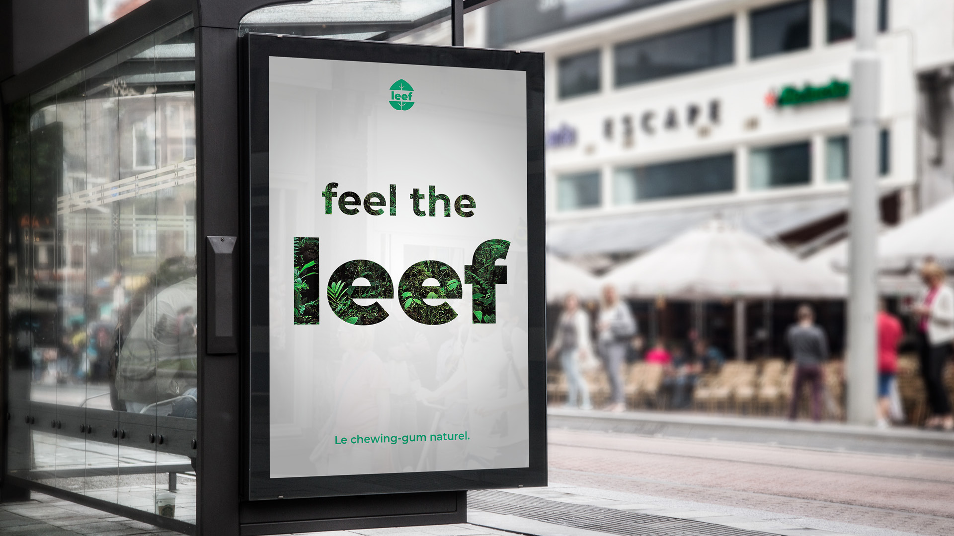 Concept d'affichage publicitaire urbain